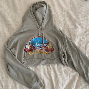 Brandy Melville San Francisco Cropped Hoodie